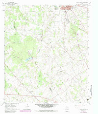 Teague South Texas Historical topographic map, 1:24000 scale, 7.5 X 7.5 Minute, Year 1966