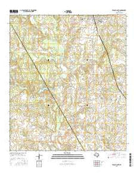 Teague South Texas Current topographic map, 1:24000 scale, 7.5 X 7.5 Minute, Year 2016