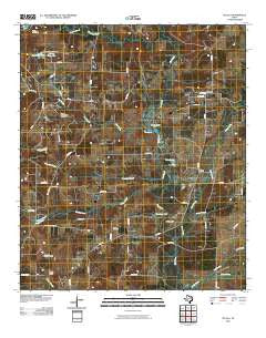 Tecula Texas Historical topographic map, 1:24000 scale, 7.5 X 7.5 Minute, Year 2010