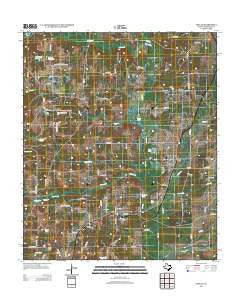 Tecula Texas Historical topographic map, 1:24000 scale, 7.5 X 7.5 Minute, Year 2012