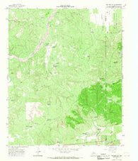 Tee Pee City Texas Historical topographic map, 1:24000 scale, 7.5 X 7.5 Minute, Year 1966