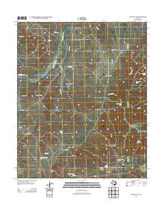 Tee Pee City Texas Historical topographic map, 1:24000 scale, 7.5 X 7.5 Minute, Year 2012