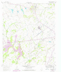 Tehuacana Texas Historical topographic map, 1:24000 scale, 7.5 X 7.5 Minute, Year 1960