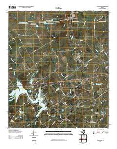 Tehuacana Texas Historical topographic map, 1:24000 scale, 7.5 X 7.5 Minute, Year 2010