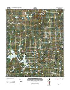 Tehuacana Texas Historical topographic map, 1:24000 scale, 7.5 X 7.5 Minute, Year 2013