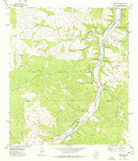 Telegraph Texas Historical topographic map, 1:24000 scale, 7.5 X 7.5 Minute, Year 1974