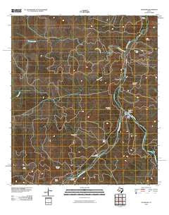 Telegraph Texas Historical topographic map, 1:24000 scale, 7.5 X 7.5 Minute, Year 2010