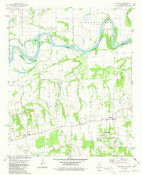 Telephone Texas Historical topographic map, 1:24000 scale, 7.5 X 7.5 Minute, Year 1980