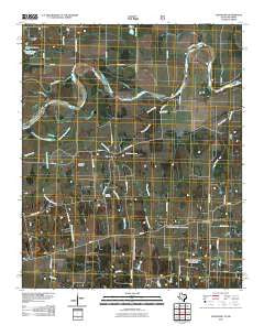 Telephone Texas Historical topographic map, 1:24000 scale, 7.5 X 7.5 Minute, Year 2010