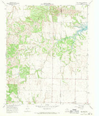 Tell North Texas Historical topographic map, 1:24000 scale, 7.5 X 7.5 Minute, Year 1967