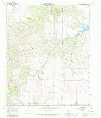Tell North Texas Historical topographic map, 1:24000 scale, 7.5 X 7.5 Minute, Year 1967