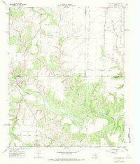 Tell South Texas Historical topographic map, 1:24000 scale, 7.5 X 7.5 Minute, Year 1967