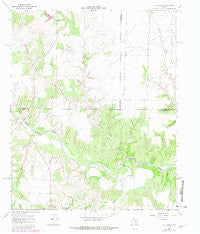 Tell South Texas Historical topographic map, 1:24000 scale, 7.5 X 7.5 Minute, Year 1967