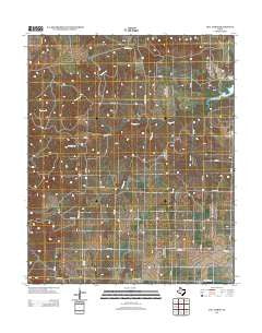Tell North Texas Historical topographic map, 1:24000 scale, 7.5 X 7.5 Minute, Year 2012