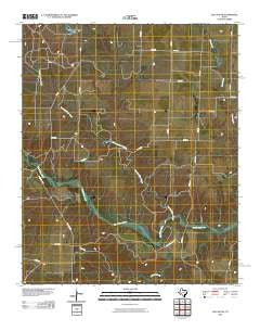 Tell South Texas Historical topographic map, 1:24000 scale, 7.5 X 7.5 Minute, Year 2010
