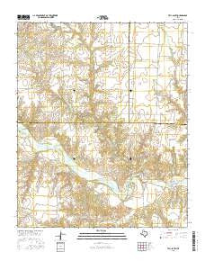 Tell South Texas Current topographic map, 1:24000 scale, 7.5 X 7.5 Minute, Year 2016