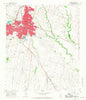 Temple Texas Historical topographic map, 1:24000 scale, 7.5 X 7.5 Minute, Year 1965