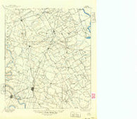 Temple Texas Historical topographic map, 1:125000 scale, 30 X 30 Minute, Year 1892