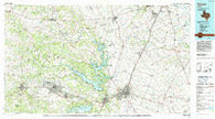 Temple Texas Historical topographic map, 1:100000 scale, 30 X 60 Minute, Year 1985