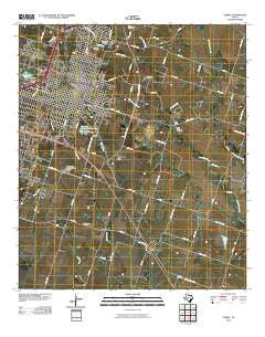 Temple Texas Historical topographic map, 1:24000 scale, 7.5 X 7.5 Minute, Year 2010