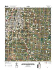 Temple Texas Historical topographic map, 1:24000 scale, 7.5 X 7.5 Minute, Year 2012