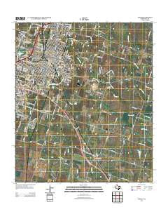 Temple Texas Historical topographic map, 1:24000 scale, 7.5 X 7.5 Minute, Year 2012