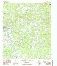 Tenaha East Texas Historical topographic map, 1:24000 scale, 7.5 X 7.5 Minute, Year 1984