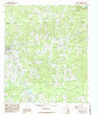Tenaha East Texas Historical topographic map, 1:24000 scale, 7.5 X 7.5 Minute, Year 1984