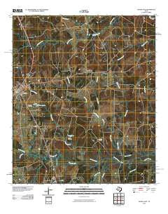 Tenaha East Texas Historical topographic map, 1:24000 scale, 7.5 X 7.5 Minute, Year 2010