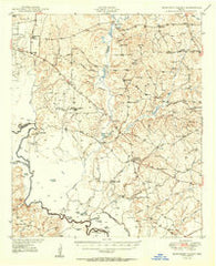 Tennessee Colony Texas Historical topographic map, 1:62500 scale, 15 X 15 Minute, Year 1950