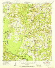 Tennessee Colony Texas Historical topographic map, 1:62500 scale, 15 X 15 Minute, Year 1950