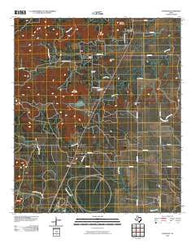 Tennyson Texas Historical topographic map, 1:24000 scale, 7.5 X 7.5 Minute, Year 2010