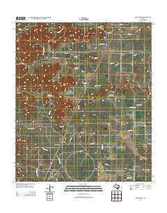 Tennyson Texas Historical topographic map, 1:24000 scale, 7.5 X 7.5 Minute, Year 2012