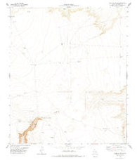 Tepee Butte SW Texas Historical topographic map, 1:24000 scale, 7.5 X 7.5 Minute, Year 1978
