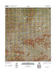 Tepee Butte Texas Historical topographic map, 1:24000 scale, 7.5 X 7.5 Minute, Year 2012