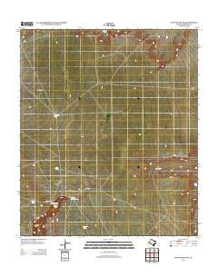 Tepee Butte SW Texas Historical topographic map, 1:24000 scale, 7.5 X 7.5 Minute, Year 2013