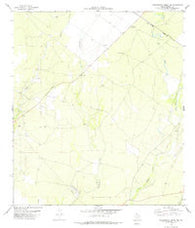 Tequesquite Creek NE Texas Historical topographic map, 1:24000 scale, 7.5 X 7.5 Minute, Year 1978