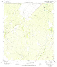 Tequesquite Creek NE Texas Historical topographic map, 1:24000 scale, 7.5 X 7.5 Minute, Year 1978