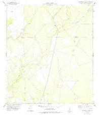 Tequesquite Spring Texas Historical topographic map, 1:24000 scale, 7.5 X 7.5 Minute, Year 1978