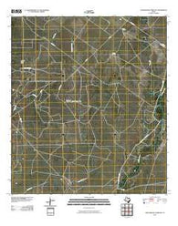 Tequesquite Creek NE Texas Historical topographic map, 1:24000 scale, 7.5 X 7.5 Minute, Year 2010