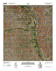 Tequesquite Creek SW Texas Historical topographic map, 1:24000 scale, 7.5 X 7.5 Minute, Year 2010