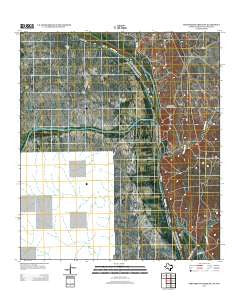 Tequesquite Creek SW Texas Historical topographic map, 1:24000 scale, 7.5 X 7.5 Minute, Year 2013