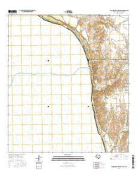 Tequesquite Creek SW Texas Current topographic map, 1:24000 scale, 7.5 X 7.5 Minute, Year 2016