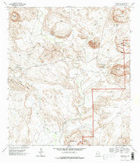 Terlingua Texas Historical topographic map, 1:24000 scale, 7.5 X 7.5 Minute, Year 1971