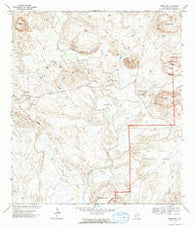 Terlingua Texas Historical topographic map, 1:24000 scale, 7.5 X 7.5 Minute, Year 1971