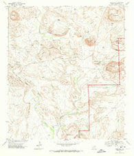 Terlingua Texas Historical topographic map, 1:24000 scale, 7.5 X 7.5 Minute, Year 1971