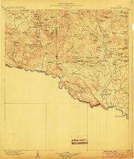 Terlingua Texas Historical topographic map, 1:125000 scale, 30 X 30 Minute, Year 1904