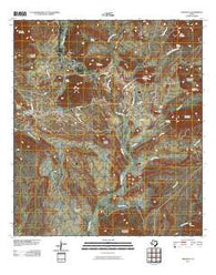 Terlingua Texas Historical topographic map, 1:24000 scale, 7.5 X 7.5 Minute, Year 2010