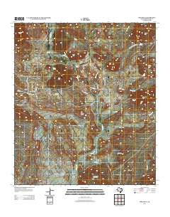 Terlingua Texas Historical topographic map, 1:24000 scale, 7.5 X 7.5 Minute, Year 2012