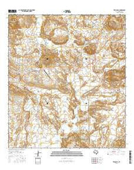 Terlingua Texas Current topographic map, 1:24000 scale, 7.5 X 7.5 Minute, Year 2016